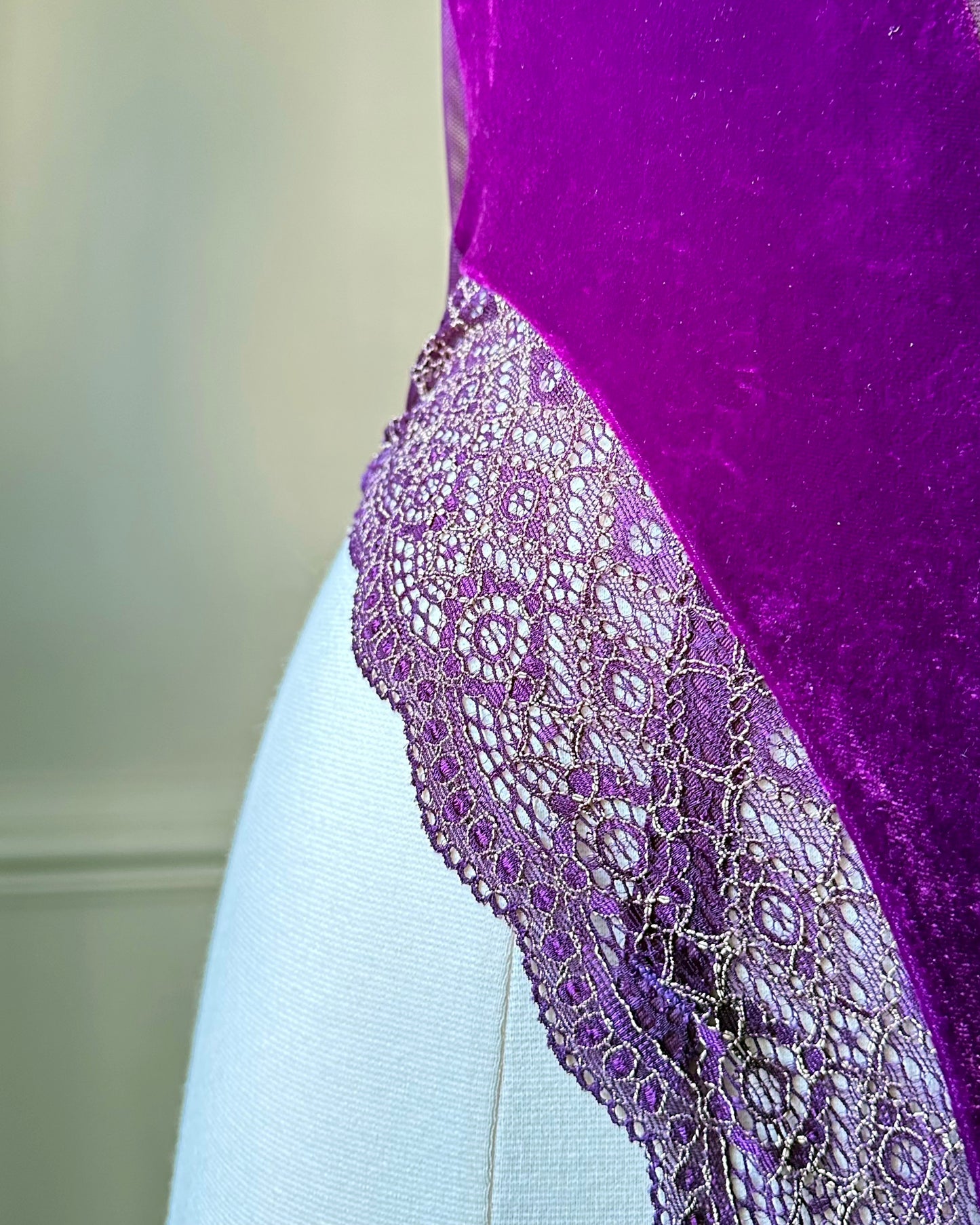 Alluring Victoria Secret’s Purple Bodysuit