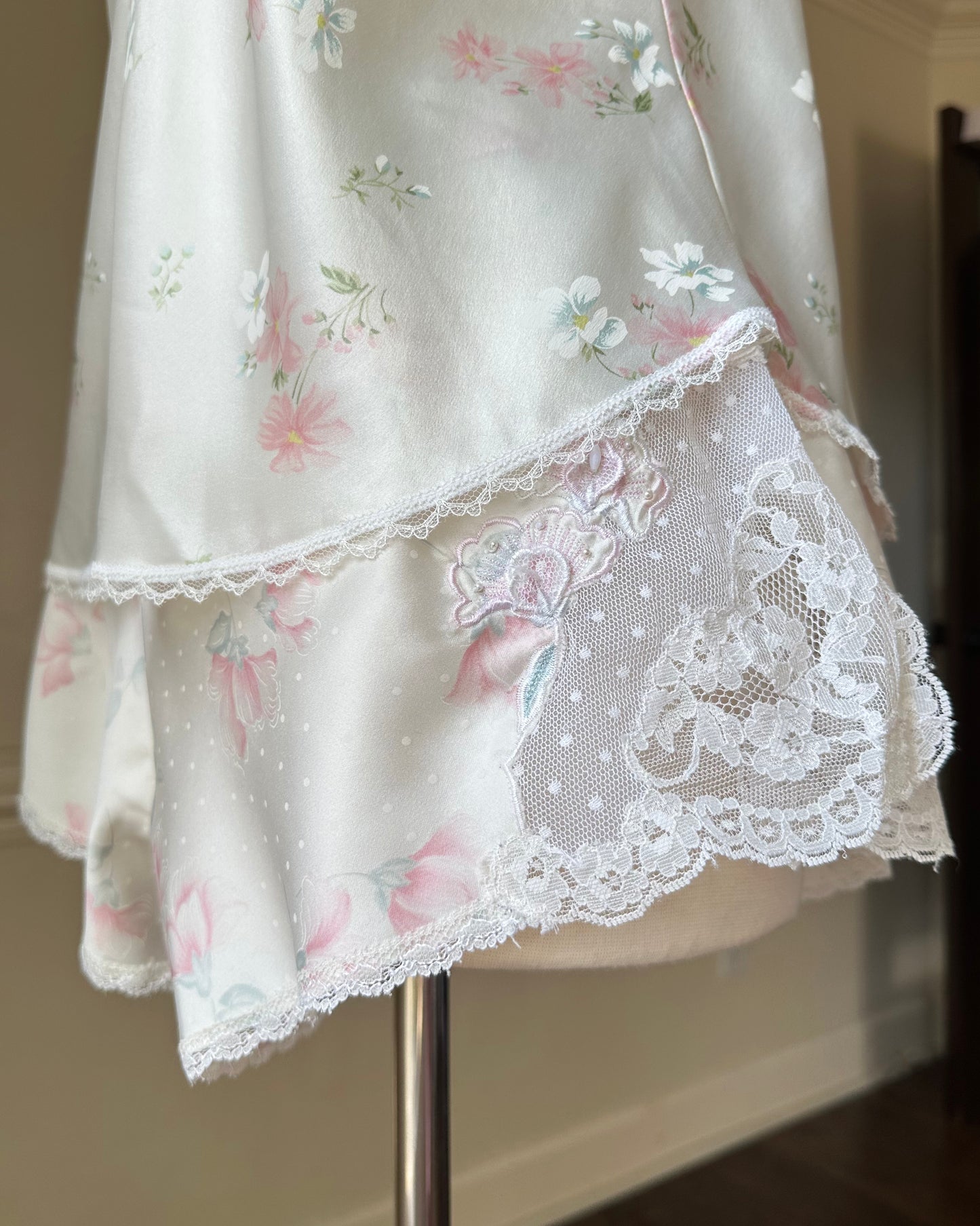 Mix-and-match cami set featuring a Vintage Christian Dior top and Sara Beth shorts