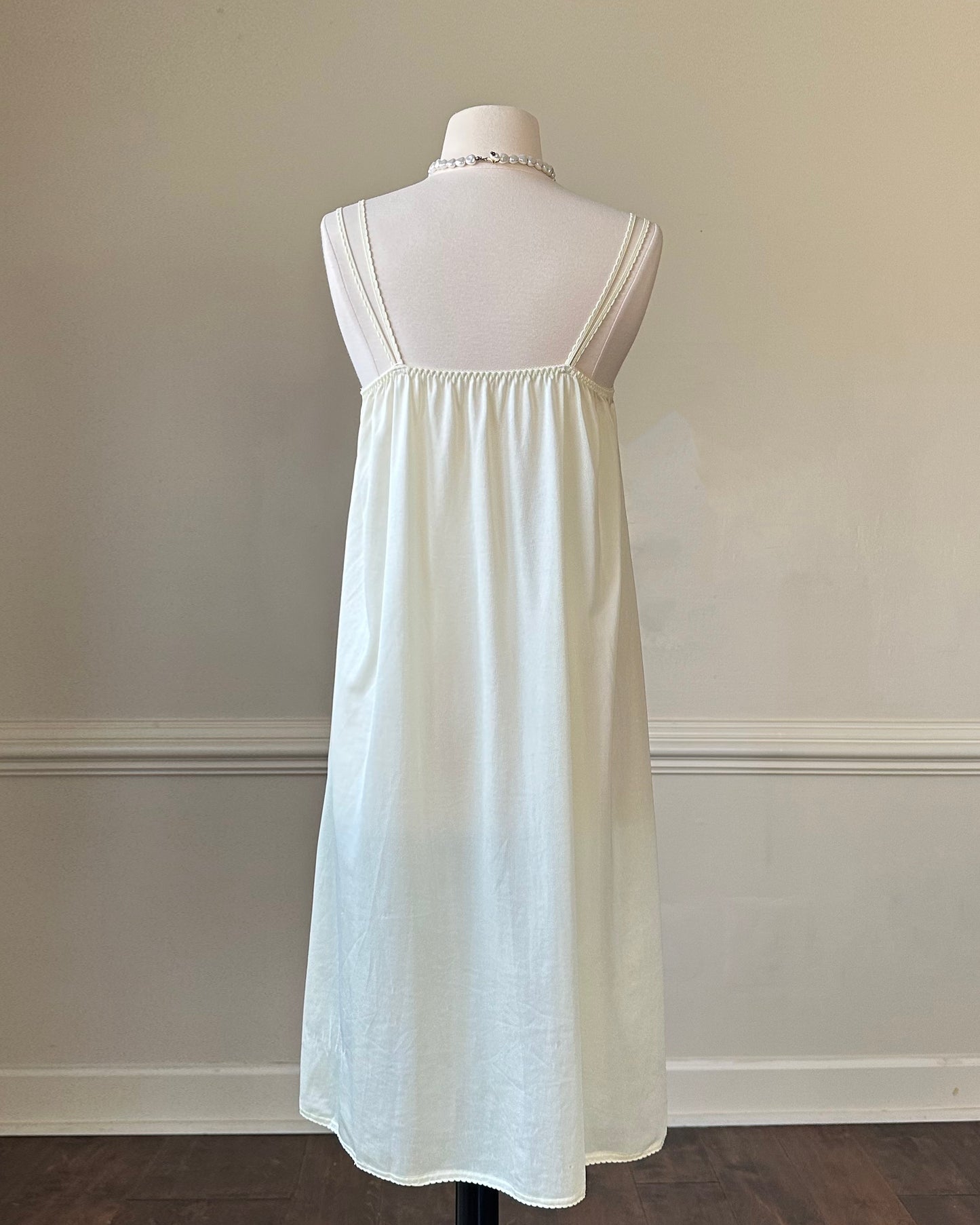 Victorian Inspired Pastel Yellow Midi Dress featuring Intricate Floral Embroidery