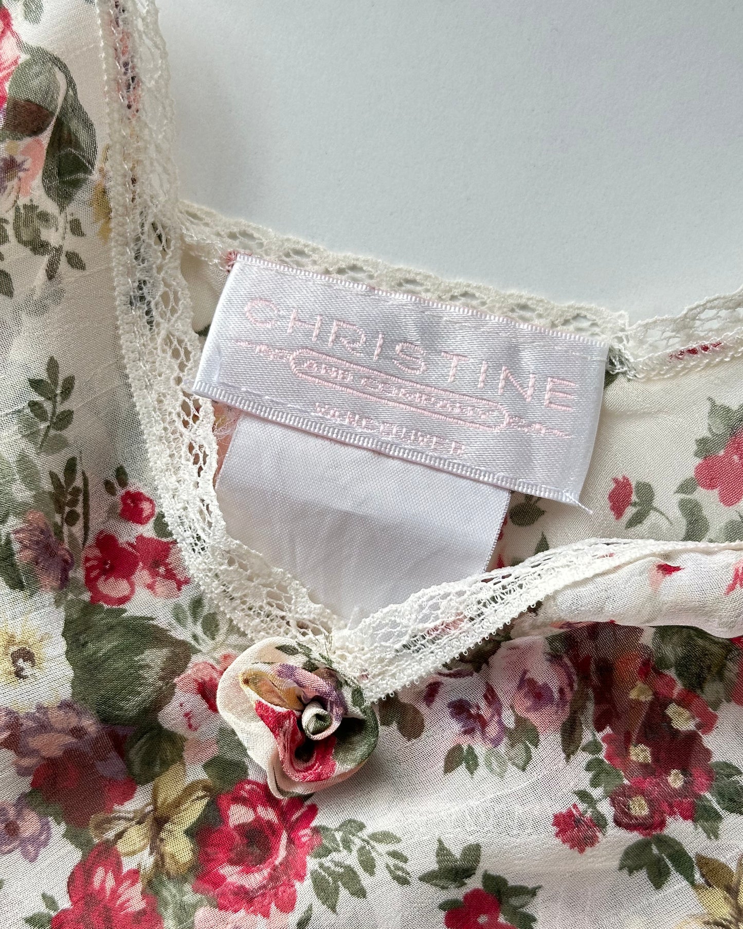 Vintage Semi Sheer Sultry Romper featuring Winter Floral Prints