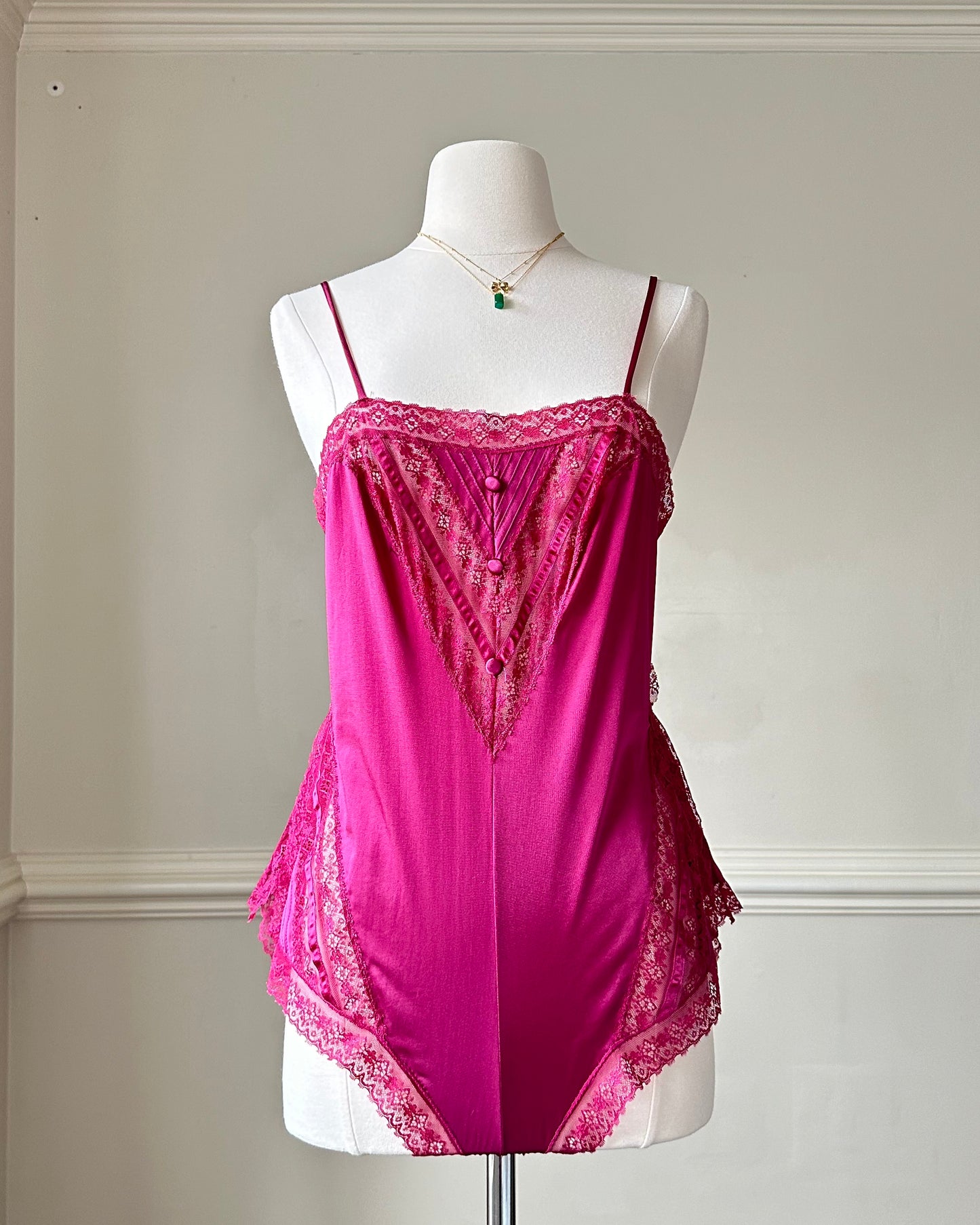 Sweet Plum Bodysuit featuring Floral Lace Embroidery Bustier