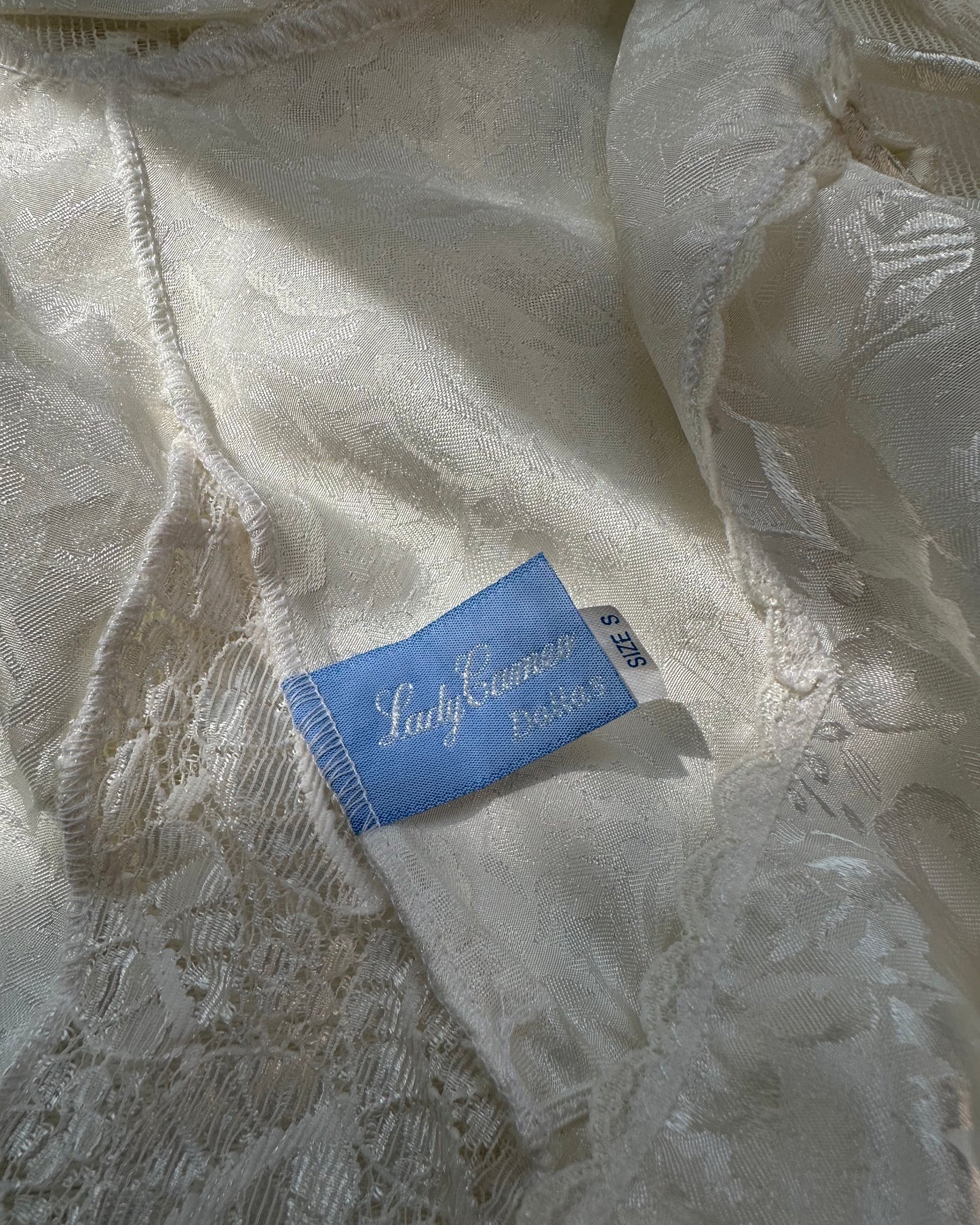 Vintage 80's Floral Embossed Bodysuit featuring Sheer Lace Bustier Crossover