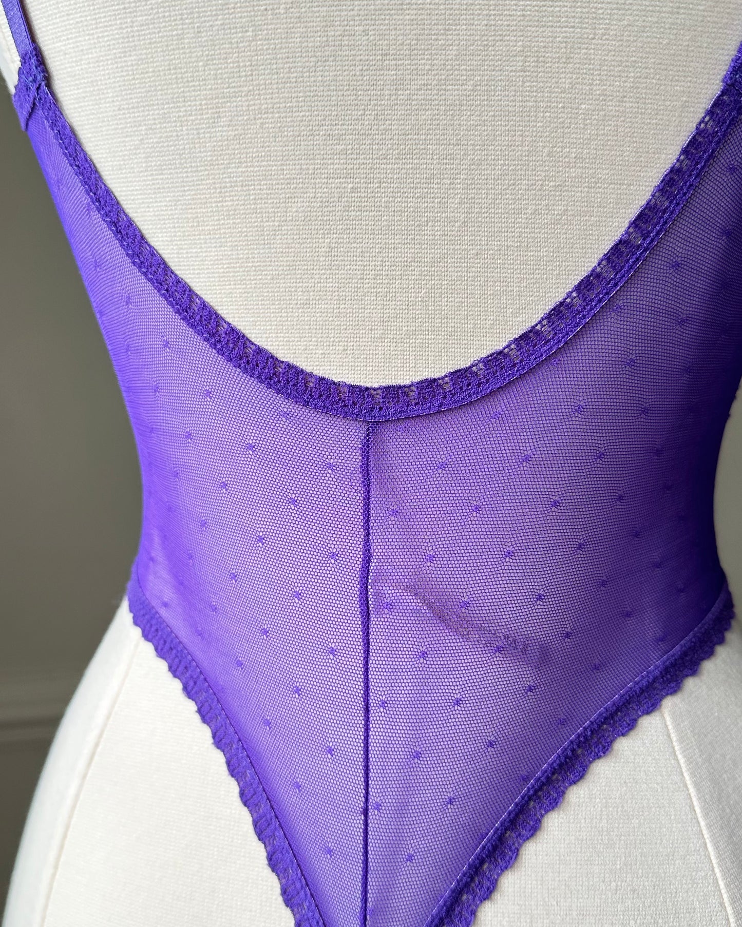 Victoria’s Secret Intricate Bodysuit featuring Floral Embroidery on Lace