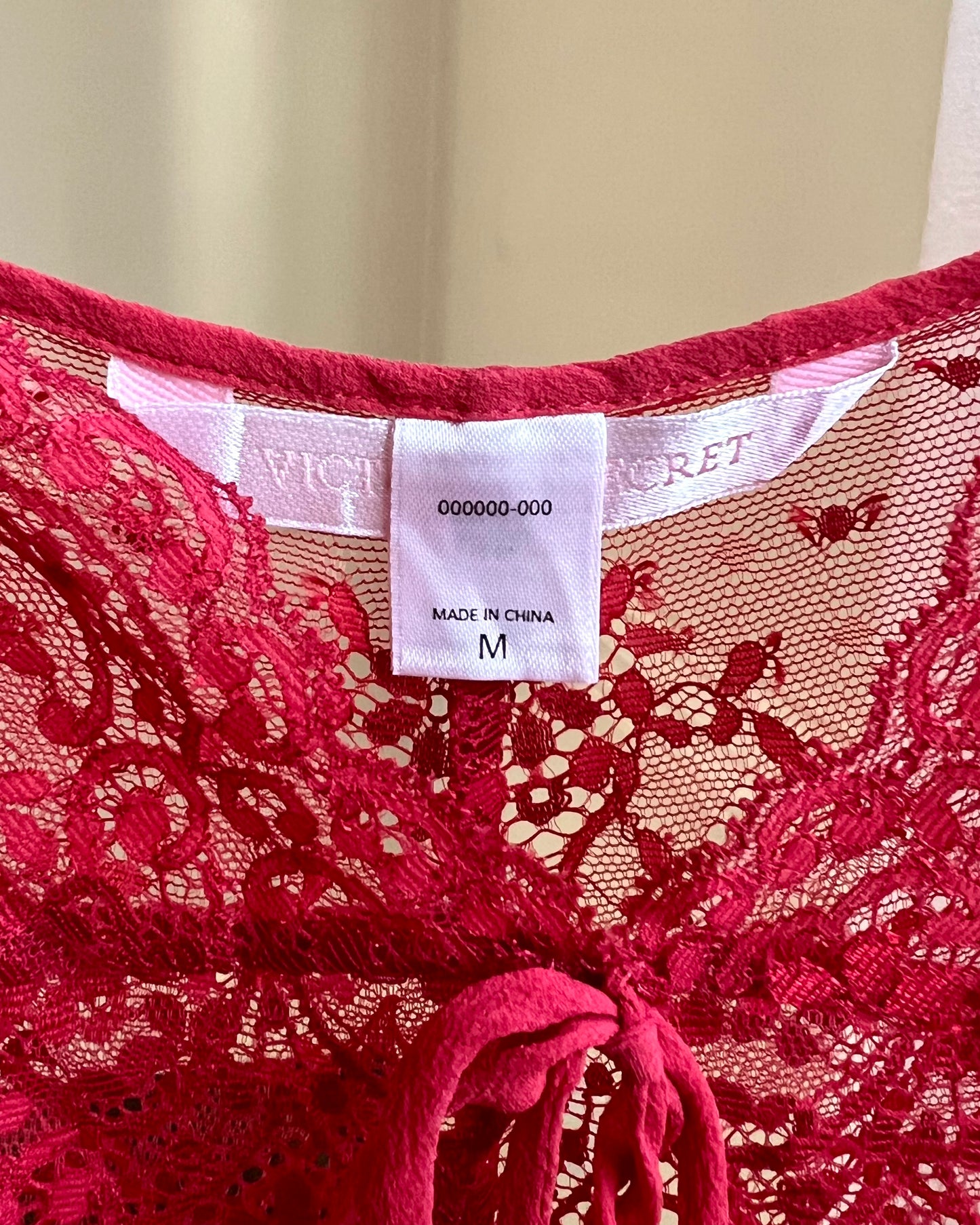 Victoria’s Secret Silky Sheer Slip Dress with Intricate Paisley Lacing at Bustier