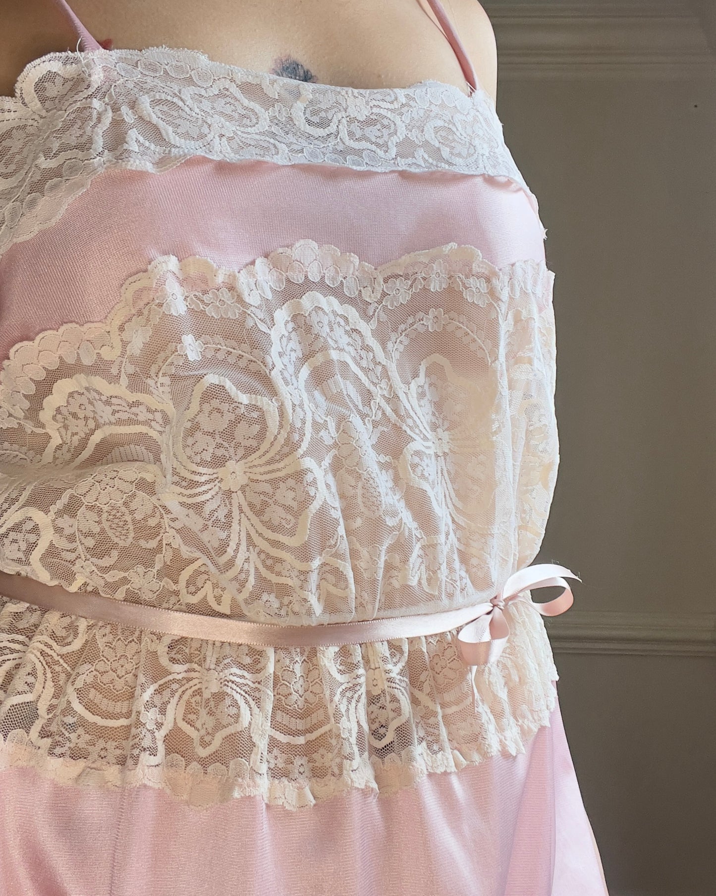 Victoria’s Secret Foreign Lingerie (special edition) Maxi Slip featuring Stunning Floral Lace