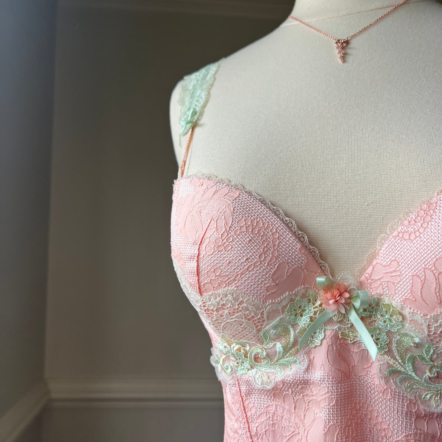 RARE fairycore coral corset