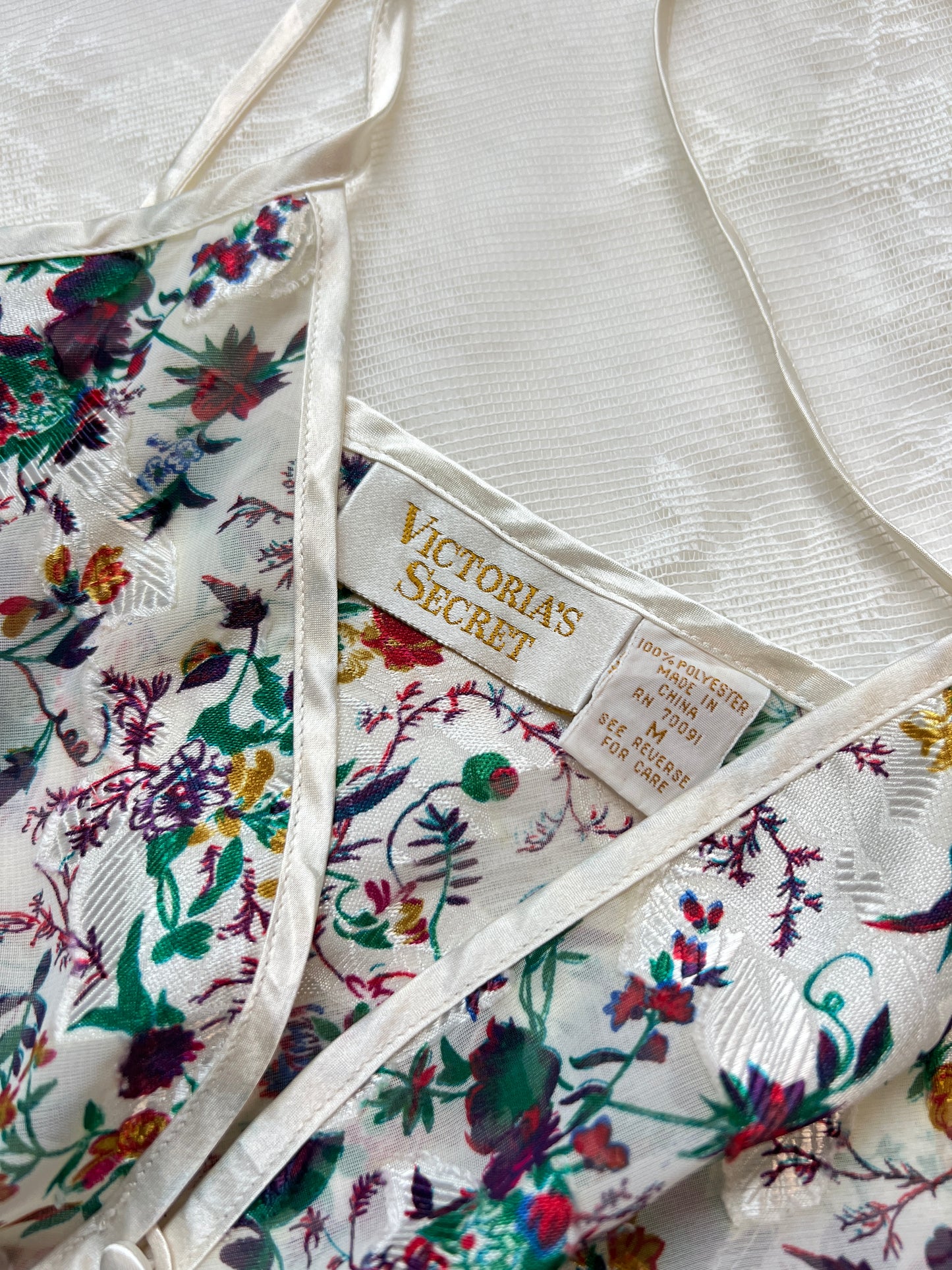 Vintage Victoria’s Secret 1980’s Bodysuit featuring Unique Floral Prints