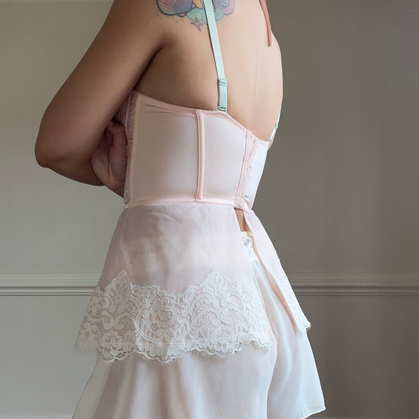 RARE fairycore coral corset