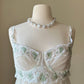 Vintage Victoria’s Secret baby doll slip in sheer ivory mesh