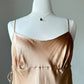 Victoria’s Secret Silk Slip in Rare Copper Color featuring Deep Side Cutout