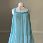 Victoria’s Secret 2006 babydoll sheer minty turquoise blue slip dress