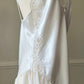 Vintage Pearl White Slip Dress featuring Beautiful Mermaid Tail Skirt