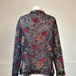 Artistic Mesh Lace Cardigan with Velvet Floral Embroidery