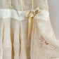 Vintage muslin cloth sundress featuring daisy embroidery details with fairy skirt