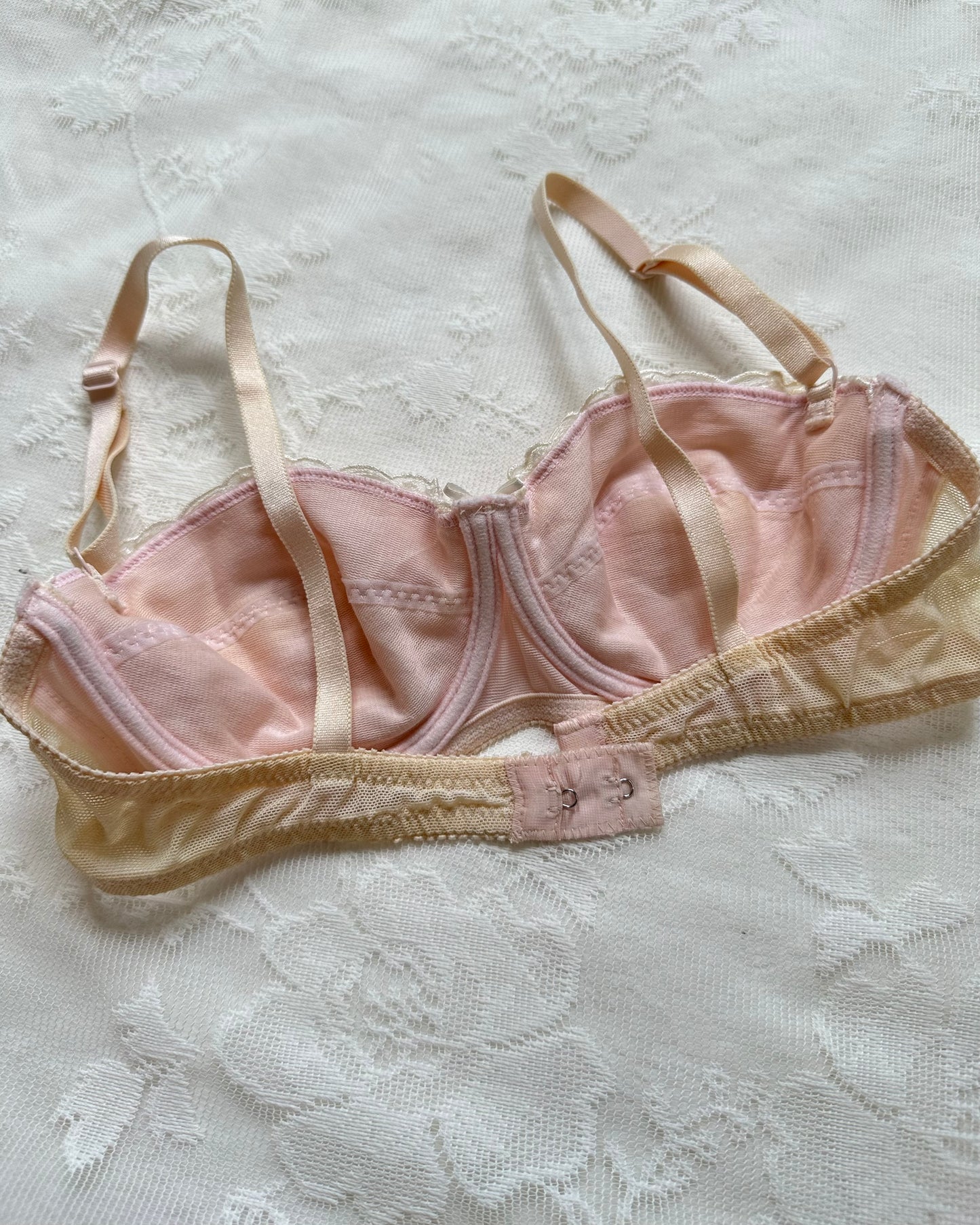 Brocade Rosy Bra featuring Floral Embroidery