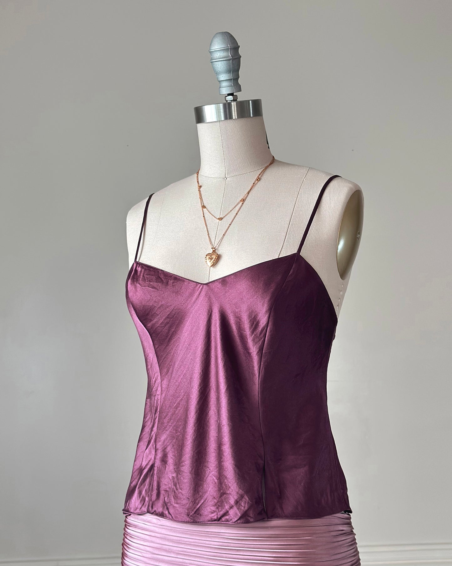 Vintage Victoria’s Secret 100% silk plum camisole top