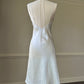 Victoria’s Secret Soft Satin Silk Midi Dress in Pearl White