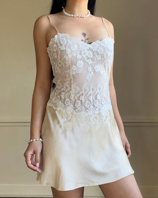 Victoria’s Secret Satin with Unique Lacing Style Dress