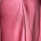 Vintage dusty rose satin dress + black lace bustier