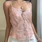 Victoria’s Secret Coral Pink camisole featuring brocade embossed fabric