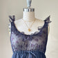 Vintage Nite Nite by Shadowline black mesh nightgown