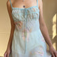 Victoria’s Secret Milkmaid Babydoll Paris Hilton LIMITED EDITION Baby Blue Slips