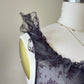 Vintage Nite Nite by Shadowline black mesh nightgown