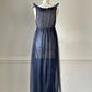 Vintage Nite Nite by Shadowline black mesh nightgown