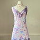 Vintage floral baby doll dress with bow