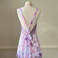 Vintage floral baby doll dress with bow