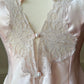 Victoria’s Secret Satin Top featuring Delicate Lace Detailing with Pleated Bodice