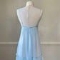 In Bloom by Jonquil baby blue pleated lace slip – Size M