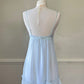 In Bloom by Jonquil baby blue pleated lace slip – Size M