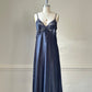 Vintage Jones New York black lace midi slip dress