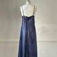 Vintage Jones New York black lace midi slip dress