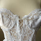 Victoria Secret’s 80's Vintage Strapless Corset featuring Intricate Lace Pattern