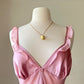 Victoria’s Secret Sultry Satin Teddy Bodysuit in Rose Pink