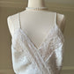 Vintage 80's Floral Embossed Bodysuit featuring Sheer Lace Bustier Crossover