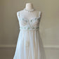 Vintage Victoria’s Secret baby doll slip in sheer ivory mesh