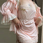 Rare Beautiful Vitage Vicorian Style Robe with Ruffle Lace Detailings