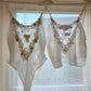 Vintage 80's Victoria's Secret Silk Bodysuit with a Beautiful Pastel Rosettes