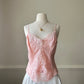 Victoria’s Secret Coral Pink camisole featuring brocade embossed fabric