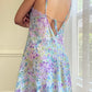 Victoria’s Secret Delicate Slip Dress in Lavender featuring Multi Floral Prints